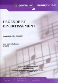 LEGENDE ET DIVERTISSEMENT BASS CLARINET AND PIANO cover